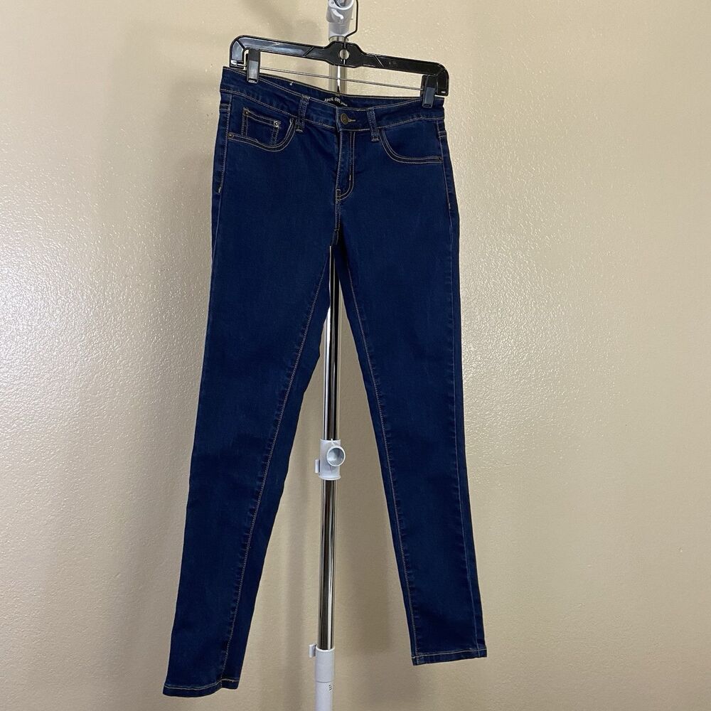 April Girl Jeans Womens Size 5 Blue Skinny Stretch Denim Pants